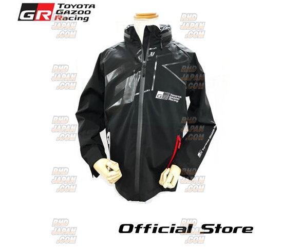 Toyota Gazoo Racing TGR Monochrome Element Rain Jacket - XL - RHDJapan
